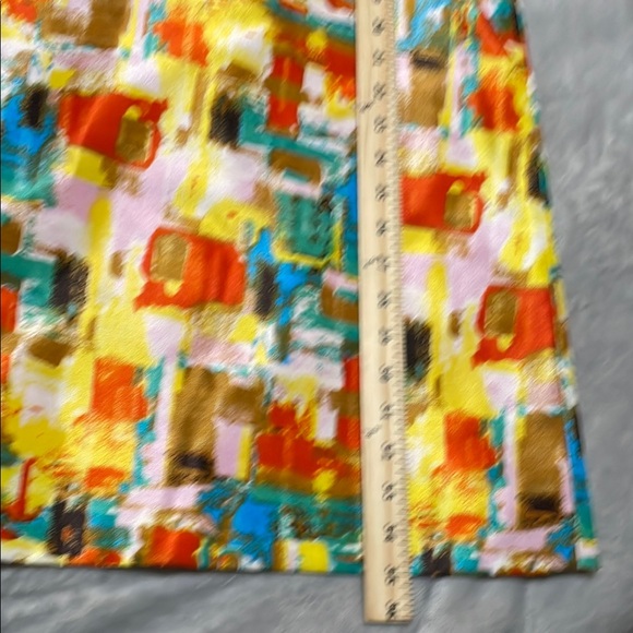 NWOT Tahari ASL Abstract Print Dress Sheath Dress Sz 2 - Picture 7 of 11